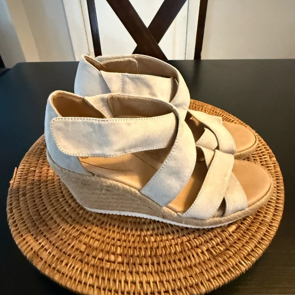 Dr. Scholl's Tan Wedge‎ Sandals